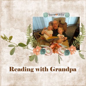 Reading with Grandpa