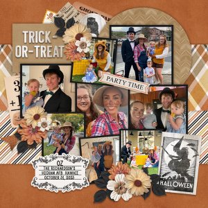 Pics Galore Templates 39 Temp #2 with Farmhouse Halloween-Connie Prince