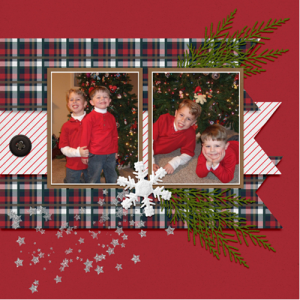 Boys at Christmas