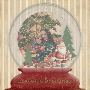 Seasons Greetings Temp #8 + Vintage Christmas -The Cherry On Top