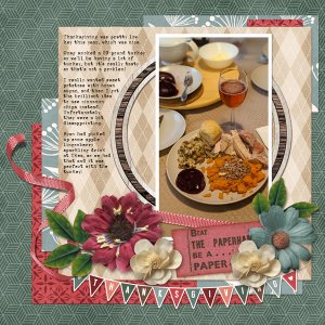Thanksgiving plate 2023