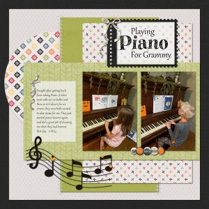 Playing Piano for Grammy