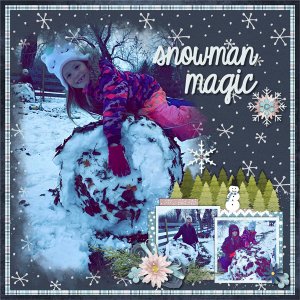 Snowman Magic Lt Page