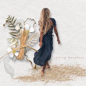 walking barefoot
