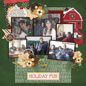 Super Six Templates 4 #2 with Country Christmas-Connie Prince