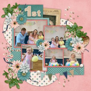 The Jive Five Templates 4 #2 Heirloom Garden-Connie Prince