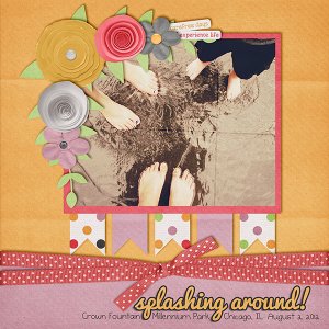 splashing around!