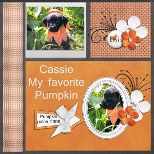 My favorite Pumpkin Cassie