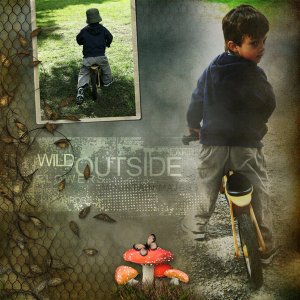 Outside
