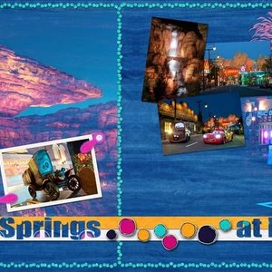 Radiator Springs at Night