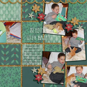 Reading with Rajah
