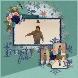 Winter Wonders 1 Temp #1-Miss Fish Snowbound Scraps N Pieces