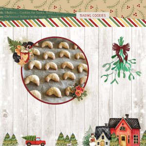 baking cookies for Christmas