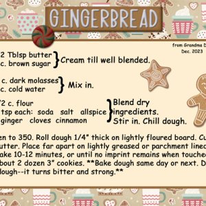 Gingerbread cookies