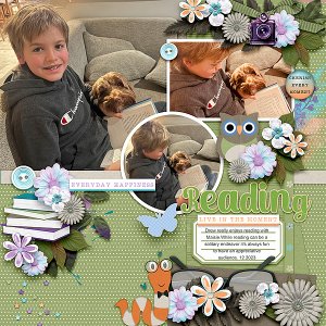 Reading with Maisie
