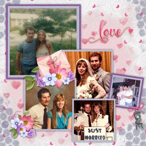 Live Simply Photo Clusters 1 Temp #3-Miss Fish, Love Always-ScrapbookCrazy
