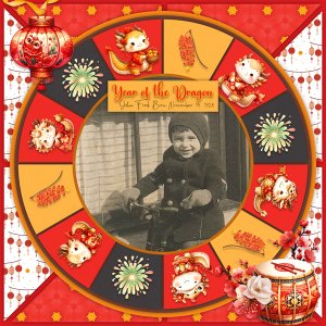 Simple Starts 2 Temp #4-Miss Fish, Year Of The Dragon-ScrapbookCrazy