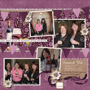 Paint Chip Barossa Grape from Designs by Connie Prince