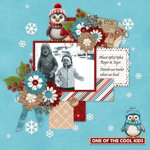 Cute Critters Penguins with White Space Temps 45 #1 enlarged-Connie Prince