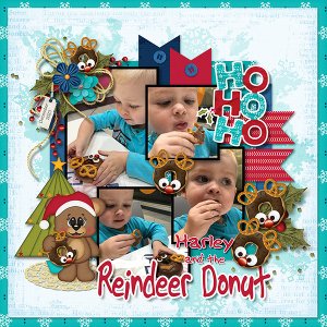Reindeer Donut