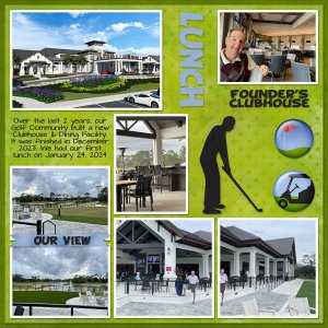 Lunch At the New Clubhouse