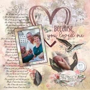 Because You Loved Me collection by Karen Schulz 1