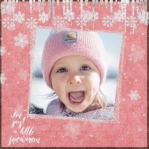 Pink Snowmies By Cutie Pie Scraps