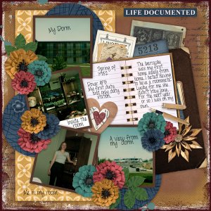 Fun With Four Templates 5 with Life Chronicled Autobiography-Connie Prince
