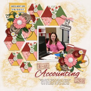 Abigail's 1st job in Accounting - 2.2023