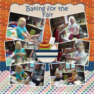 Baking for the fair