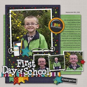 First Day Kindergarten