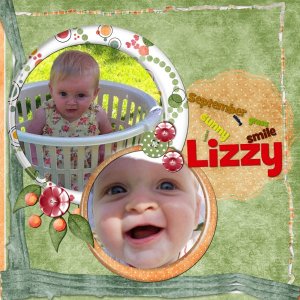 Lizzy in a Basket