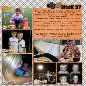 Week 37, 2012