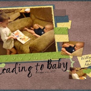 Reading to baby