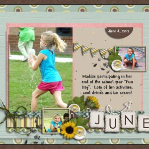 June Centerfold Calendar Templates 2013