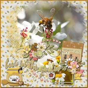 bees in the garden