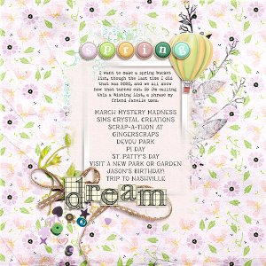 Spring Wishing List