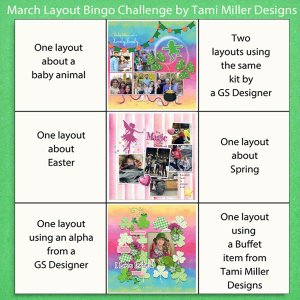 Layout Bingo Challenge