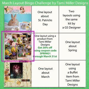 March 2024 bingo card