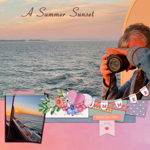 A summer sunset