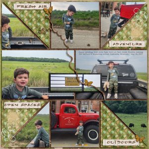 Jaxon + Papa Scott at Tall Grass Prairie 5.24.2023