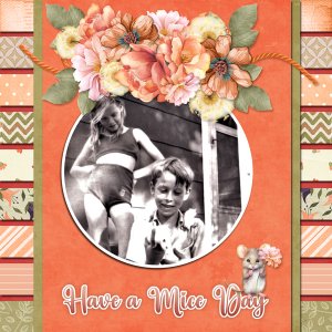 Have A Mice Day-ScrapbookCrazy for Template #1 Challenge