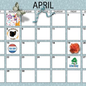April Calendar
