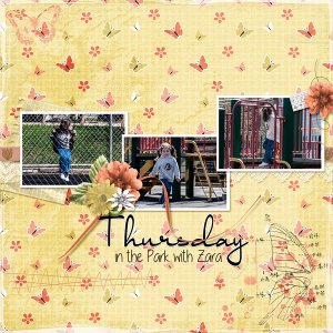 Thursday in the park with Zara