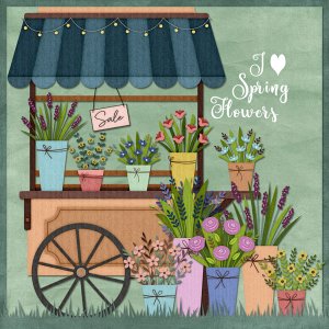 I Love Spring Flowers