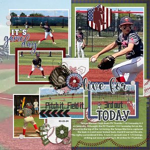 Live for Today...On the Mound