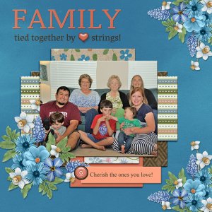 FAMILY tied together by heart strings!