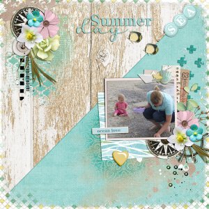 a summer day at the sea