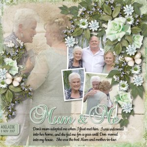 Mum and me
