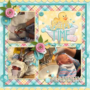 Maddux Bath Time